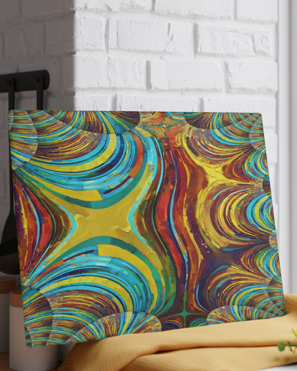Uzi Spiral Alpha 11" x 15" Glass Cutting Board
