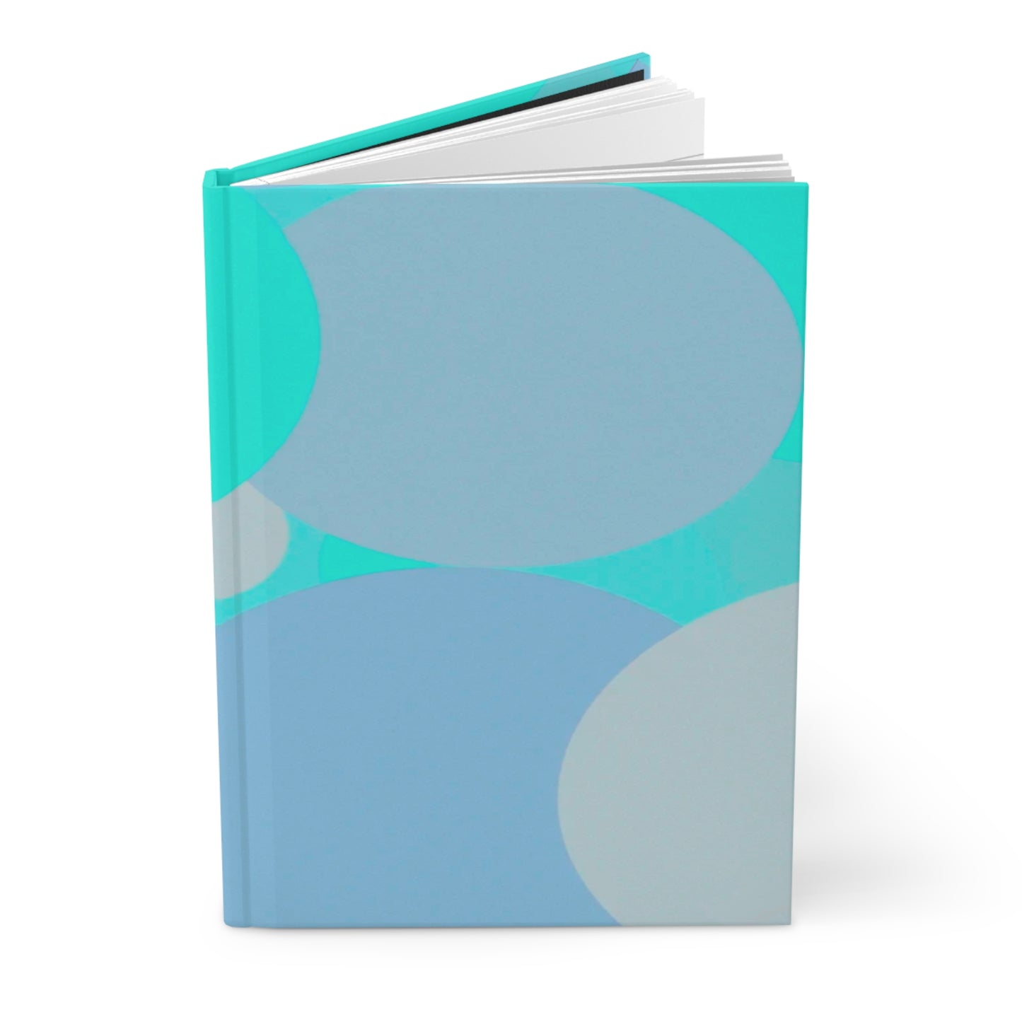 Pastel Tan and Tif Patches 5.75" x 8" Hardcover Journal Matte with 150 lined pages