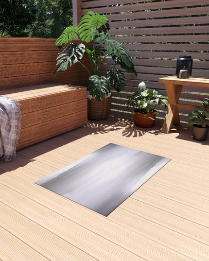 Sephia Sea Dark Fog Outdoor Rug, 24" x 36"