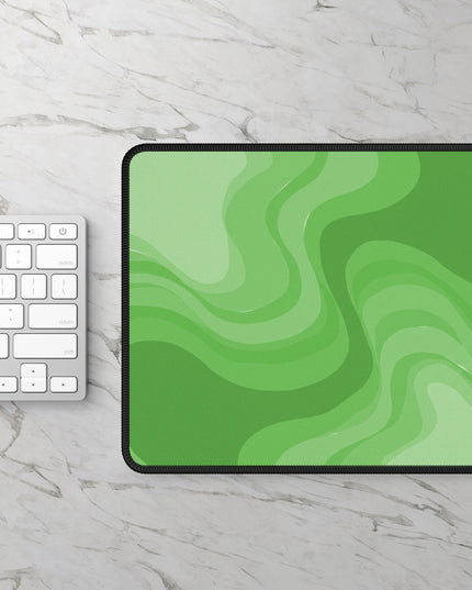 Greenie Meanie Wavey 9" x 7" Gaming Mouse Pad