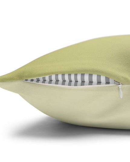 Lemon Fade Spun Polyester Square Pillowcase, 14" x 14"