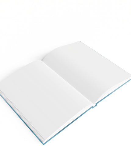 Sky Blue Wavey 5" x 7" Journal - 128 Blank pages