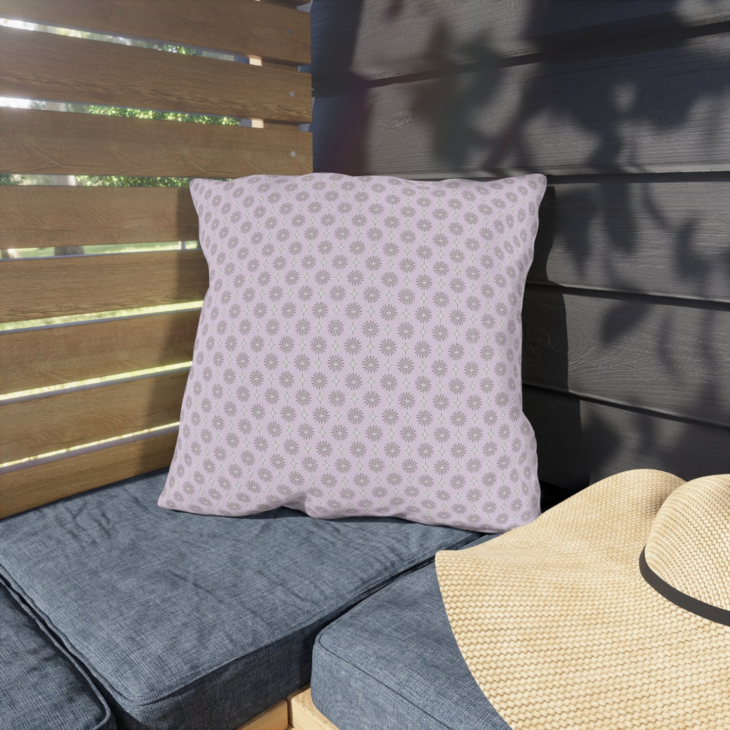 Pink Mornings Star-crossed Bodies 18" x 18" Outdoor Pillows