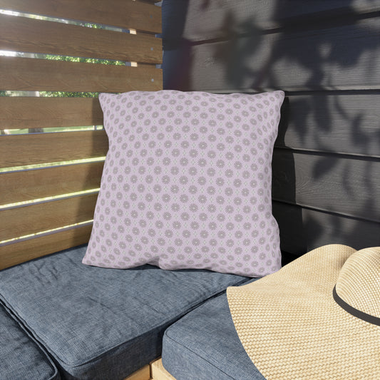 Pink Mornings Star-crossed Bodies 18" x 18" Outdoor Pillows