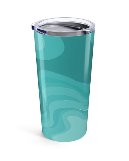Tif Green Wavey Tumbler 20oz
