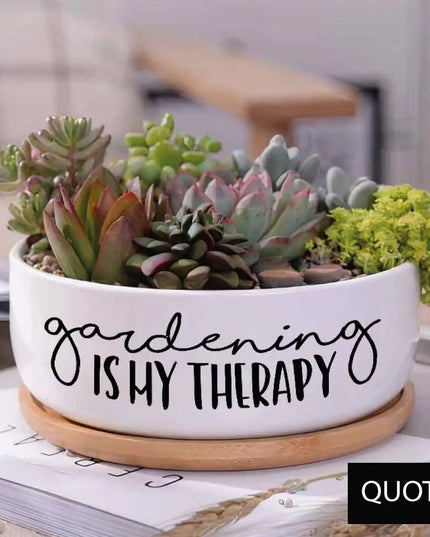 Message in a Planter - 6" Round
