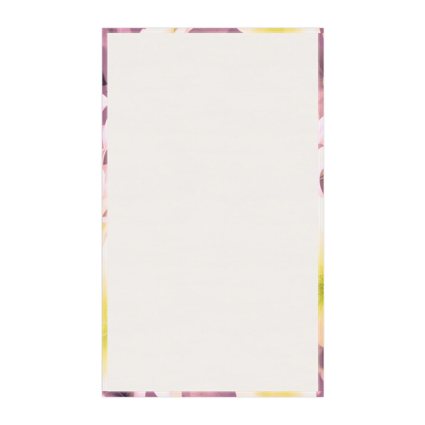 Lemon Blossom Floral Bunch Tea Towels (cotton, poly), 18" x "30