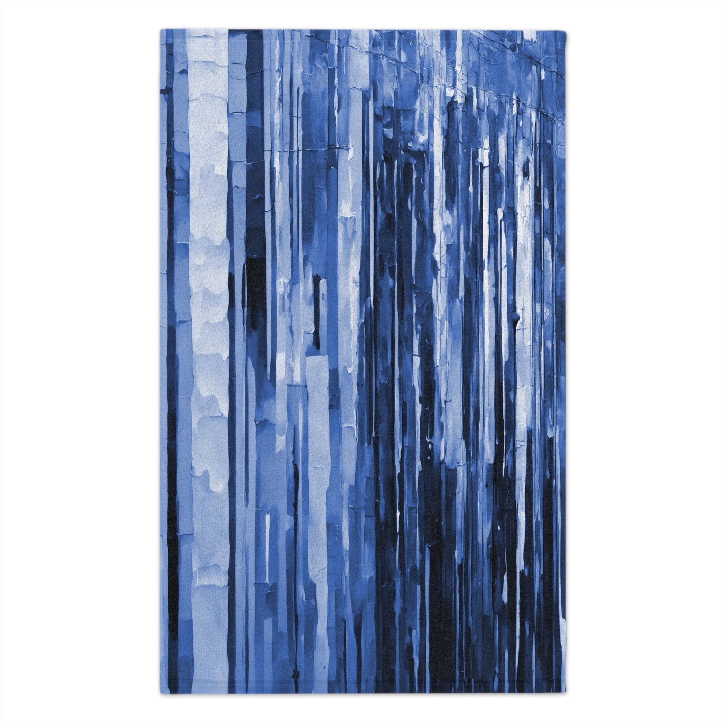 Striped Deep Blue Rally Towel, 11" x 18"