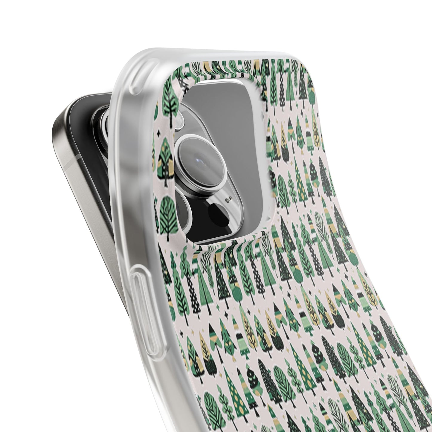 Mini Vintage Green Trees Iphone 16 Pro Flexi Case
