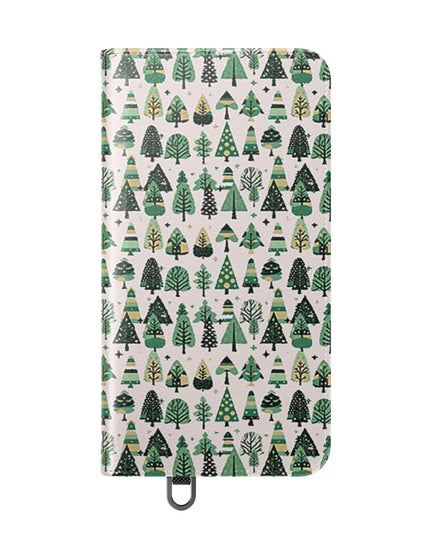 Mini Vintage Green Trees Flip Cases, Samsung Galaxy S24 Plus