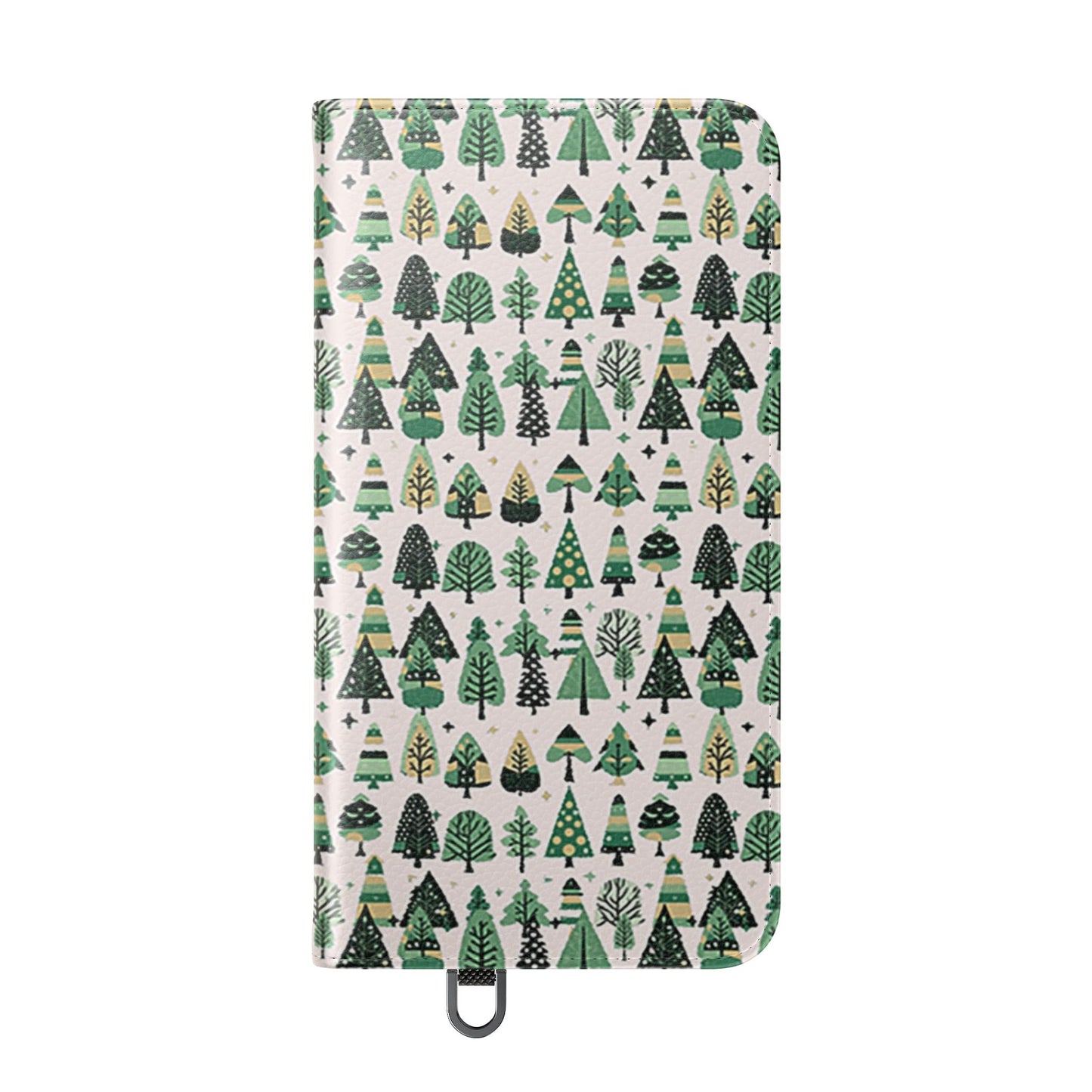 Mini Vintage Green Trees Flip Cases, Samsung Galaxy S24 Plus