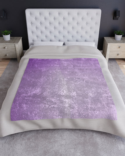 Soft Lavender Fade 50" x 60" Crushed Velvet Blanket