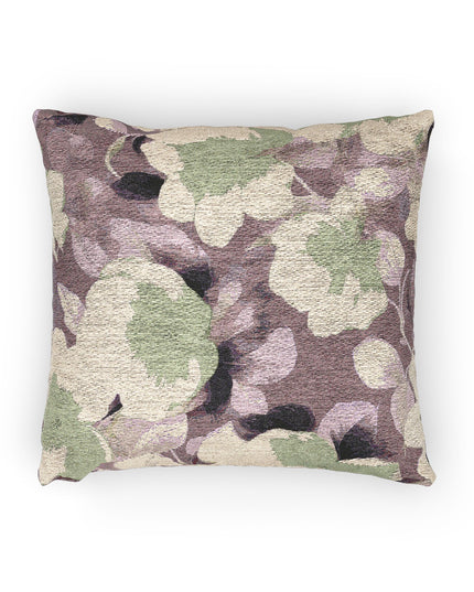 Lavender Yellow Florals Woven Pillow, 17" x 18"