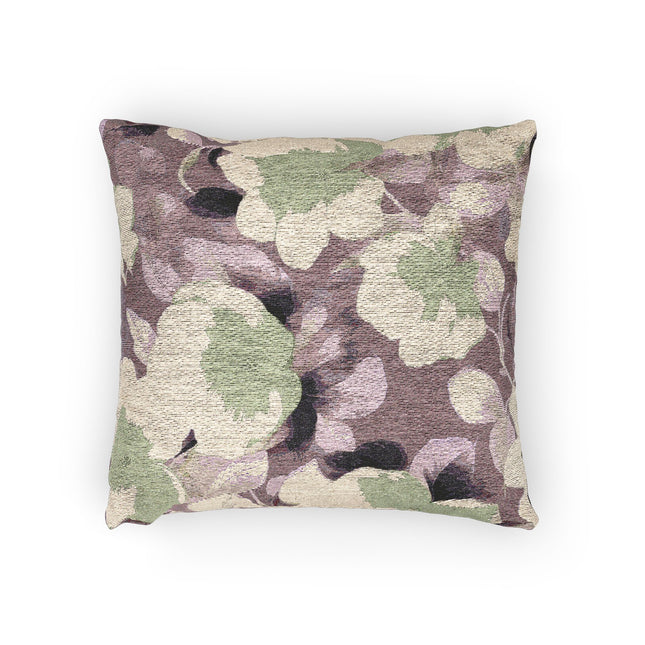 Lavender Yellow Florals Woven Pillow, 17" x 18"