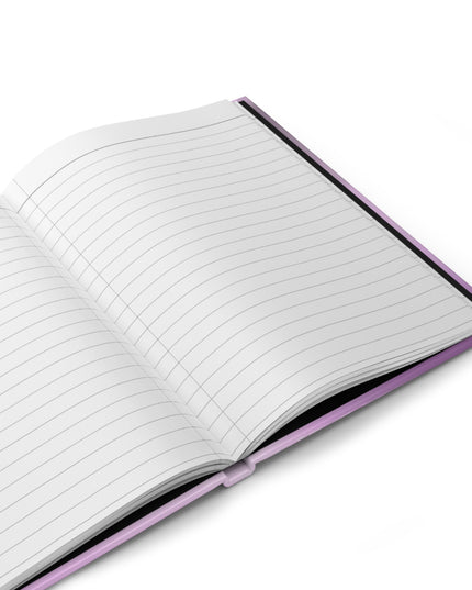 Dark Pink Sea Amethyst Fog 5.75" x 8" Hardcover Journal Matte with 150 lined pages