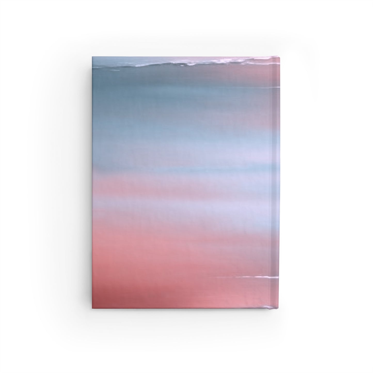 Gray Sea Pink Fog 5" x 7" Journal - 128 Ruled Line pages