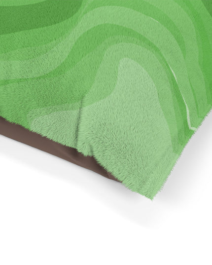 Greenie Meanie Wavey 40" × 30" Pet Bed