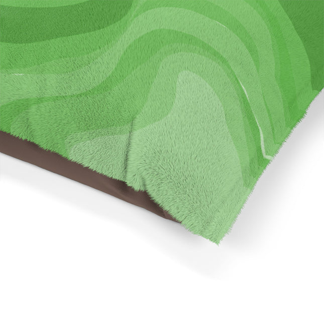 Greenie Meanie Wavey 40" × 30" Pet Bed