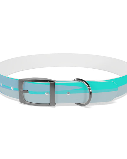 Pastel Tan and Tif Patches Extra Large Dog Collar