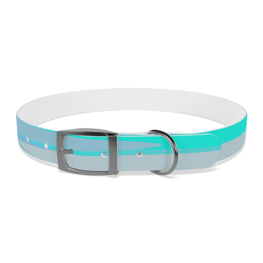 Pastel Tan and Tif Patches Extra Large Dog Collar