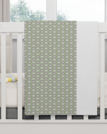 Olive Star-crossed Bodies Soft Fleece Baby Blanket, 30" x 40"