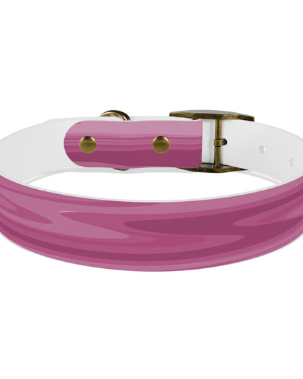 Pinky Mauve Wavey Medium Dog Collar