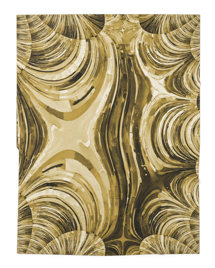 Uzi Spiral Light Brown Baby Swaddle 30″×40″ Blanket