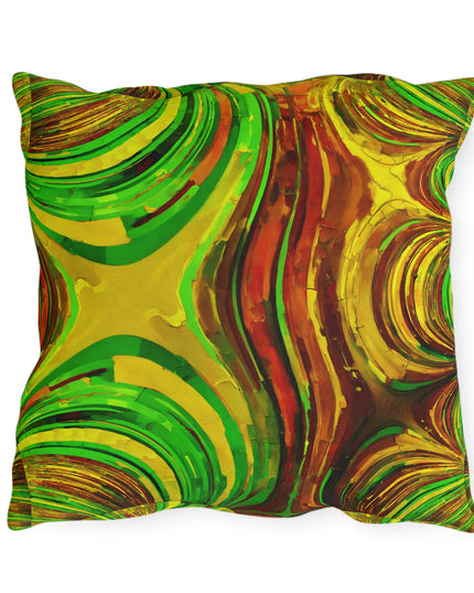 Uzi Spiral Beta Outdoor Pillow, 18" x 18"