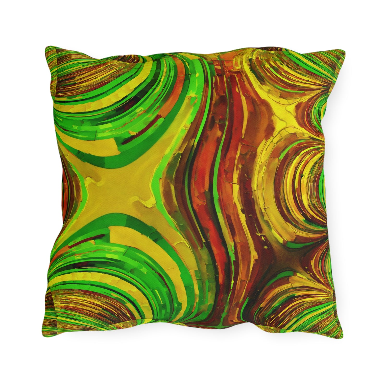 Uzi Spiral Beta Outdoor Pillow, 18" x 18"