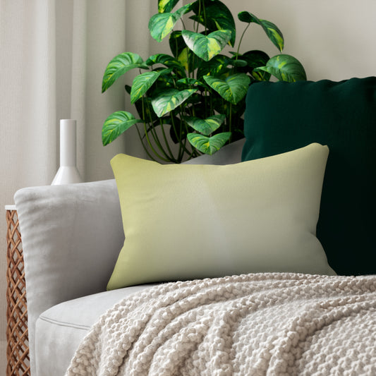 Lemon Fade Spun Polyester Lumbar Pillow, 20" x 14"
