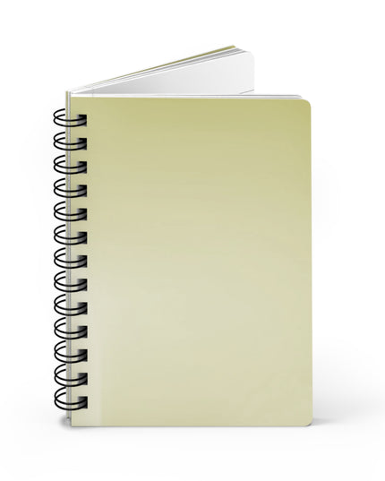 Lemon Fade Spiral Bound Journal, 5" x 7" 150 pages