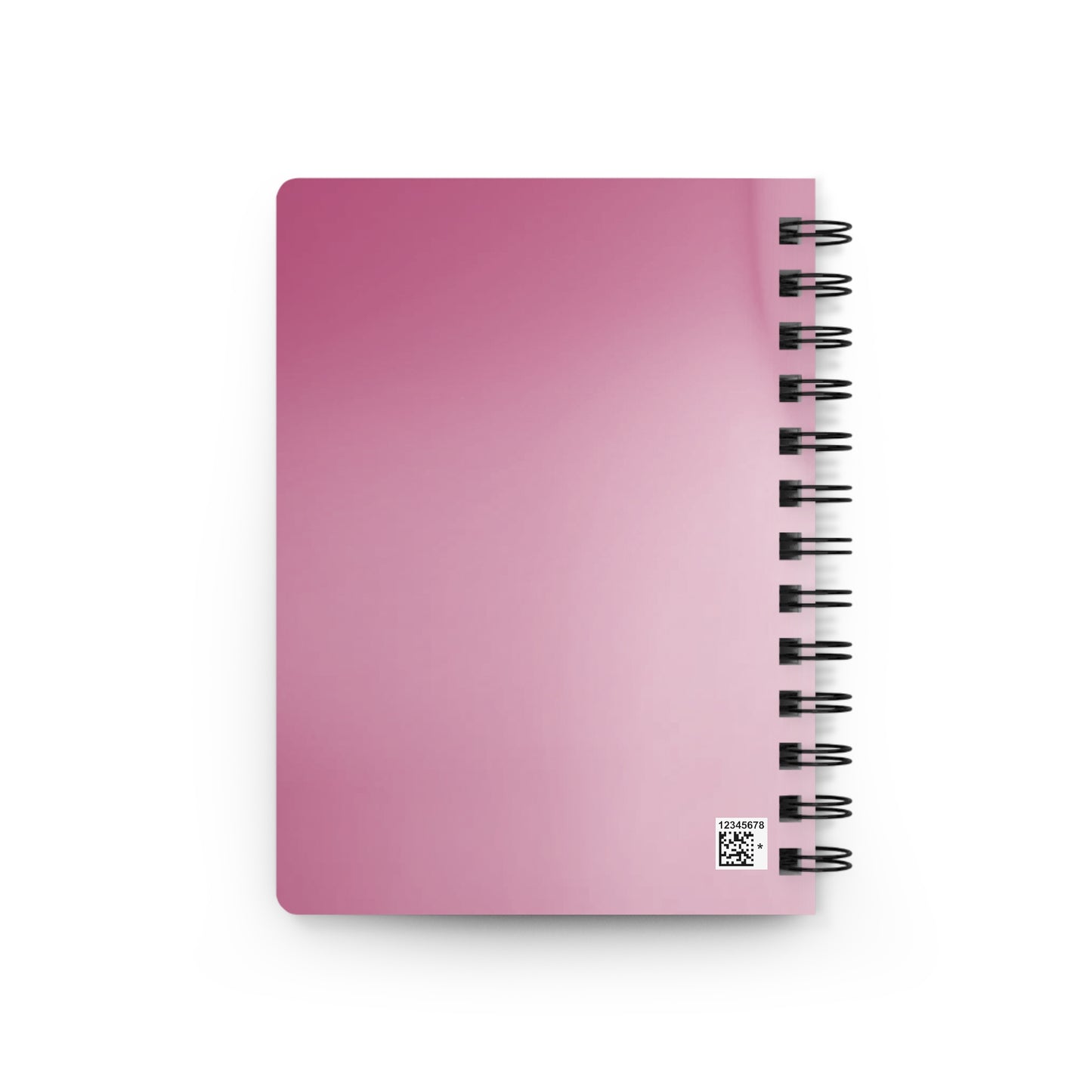 Pink Blush Fade Spiral Bound Journal, 5" x 7" 150 pages