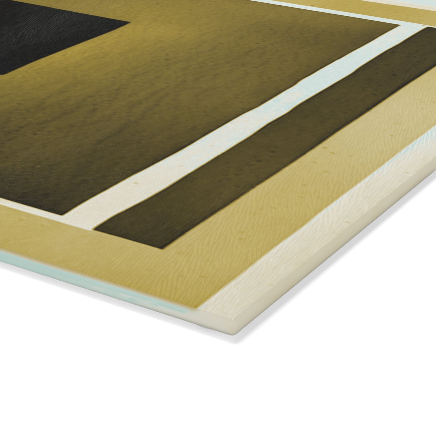 Tan Shadow 8" x 11" Glass Cutting Board