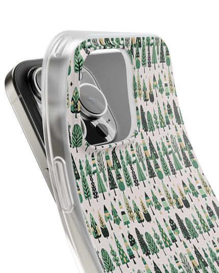 Mini Vintage Green Trees Iphone 16 Pro Max Flexi Case