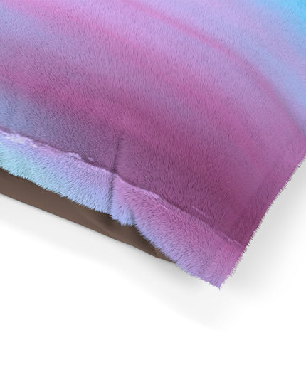Wine Sea Blue Fog 28" × 18" Pet Bed