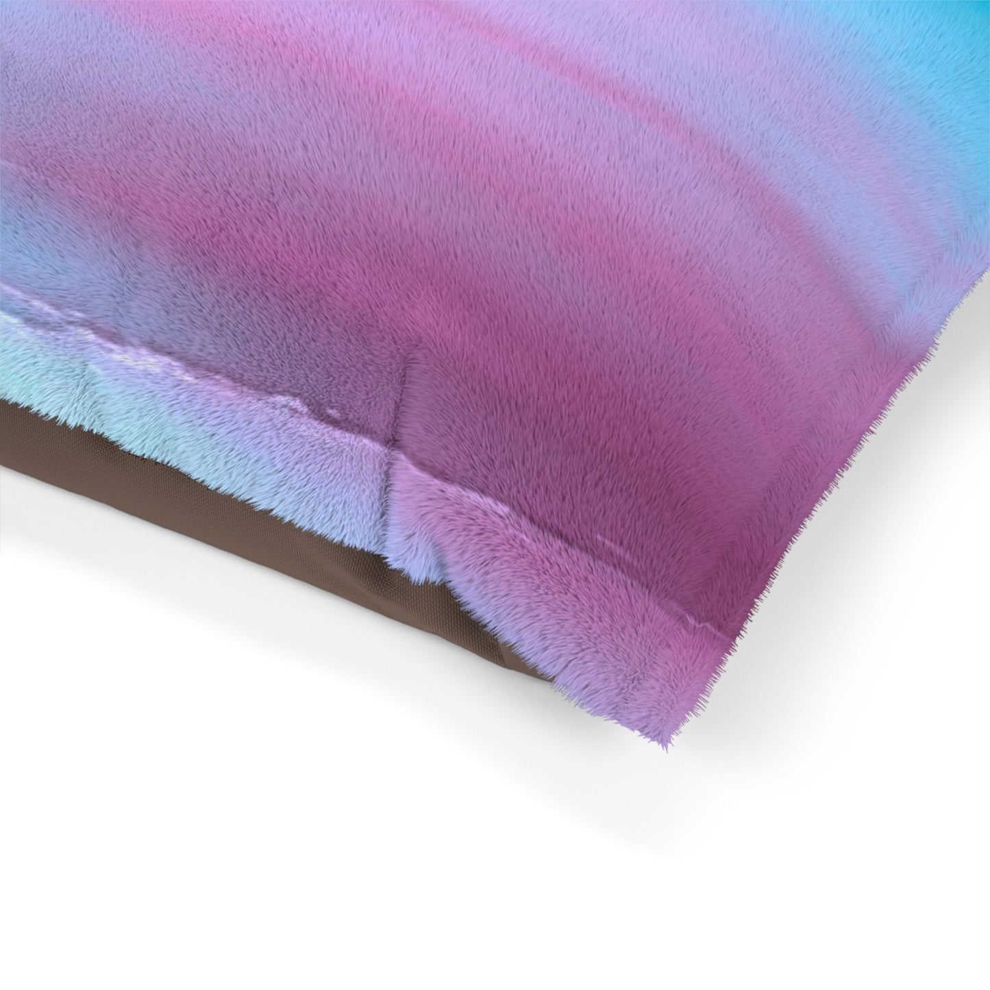 Wine Sea Blue Fog 28" × 18" Pet Bed