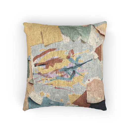 Alpha Paper Paint Woven Pillow, 17" x 18"