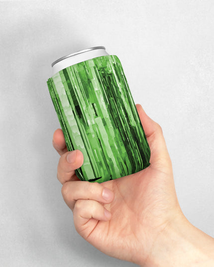 Striped Mint Pastel 12 oz Can Cooler Sleeve