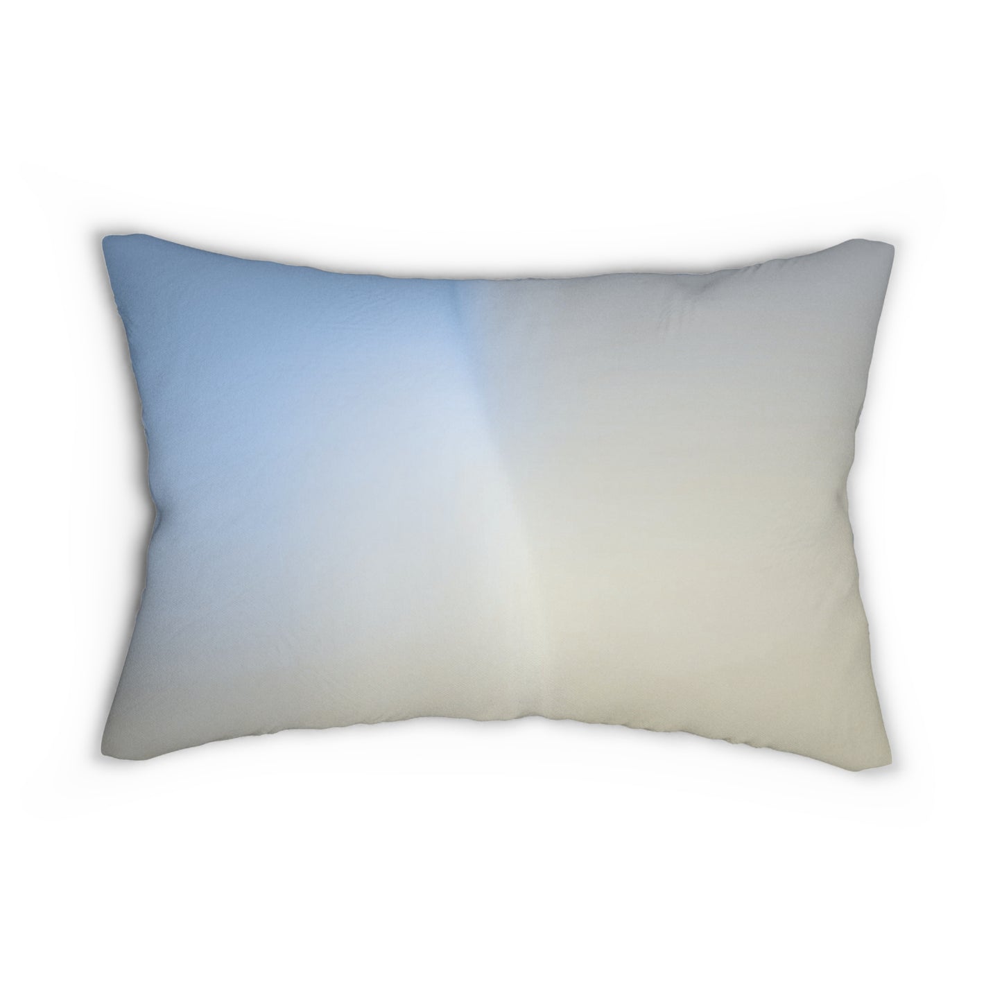 Cobalt Fade Spun Polyester Lumbar Pillow, 20" x 14"