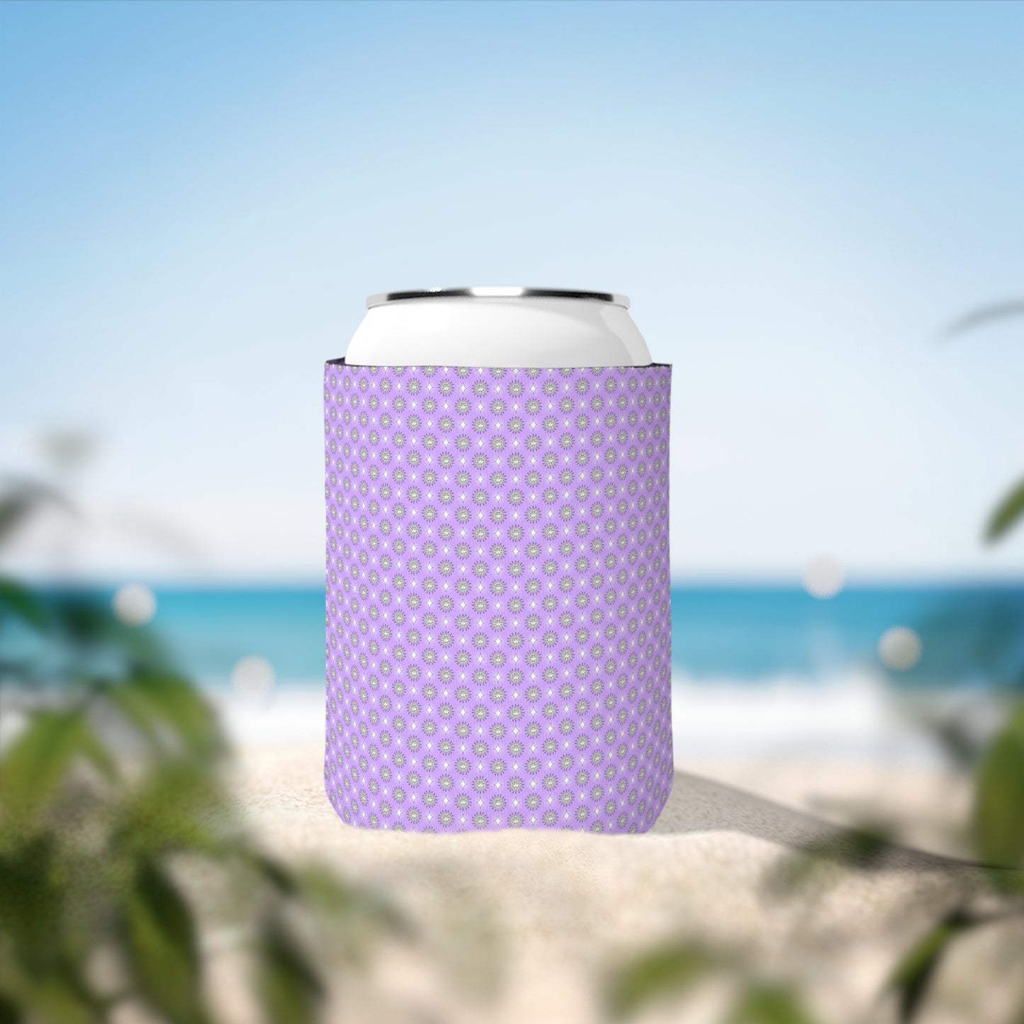Lavender Star-crossed Bodies 12 oz Can Cooler Sleeve