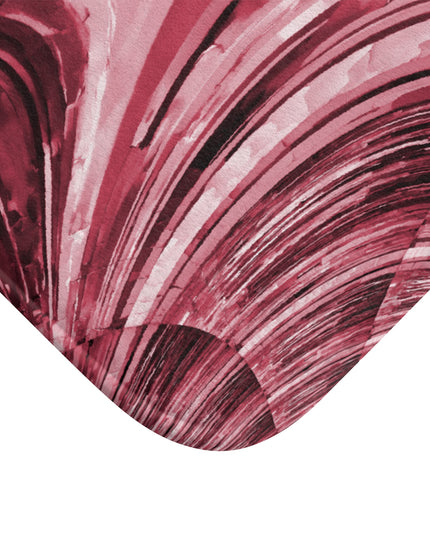 Uzi Spiral Ruby 34" x 21" Bath Mat