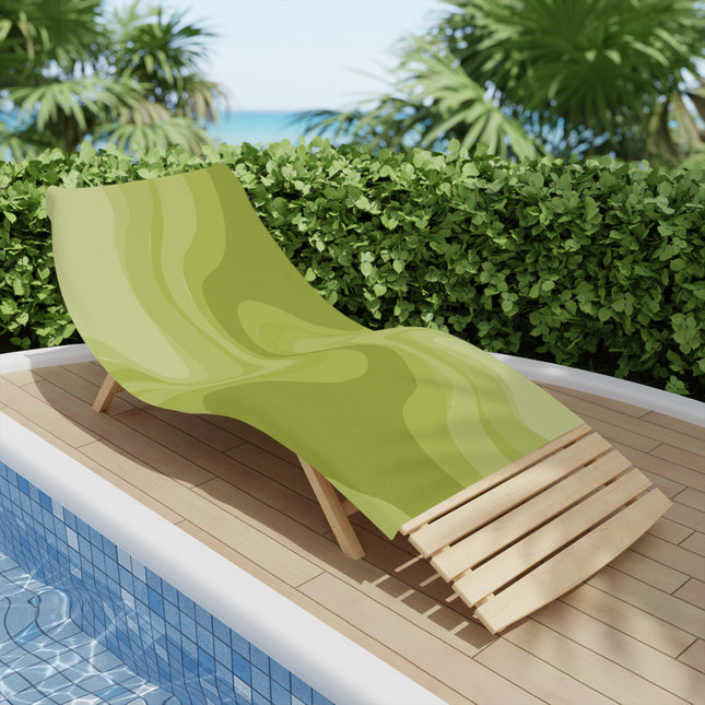 Lemon Wavey Beach Towel, 30" x 60"