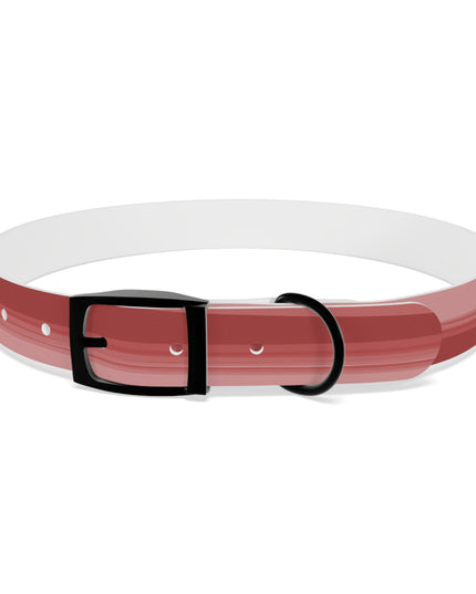 Power Red Wavey Extra Large Dog Collar