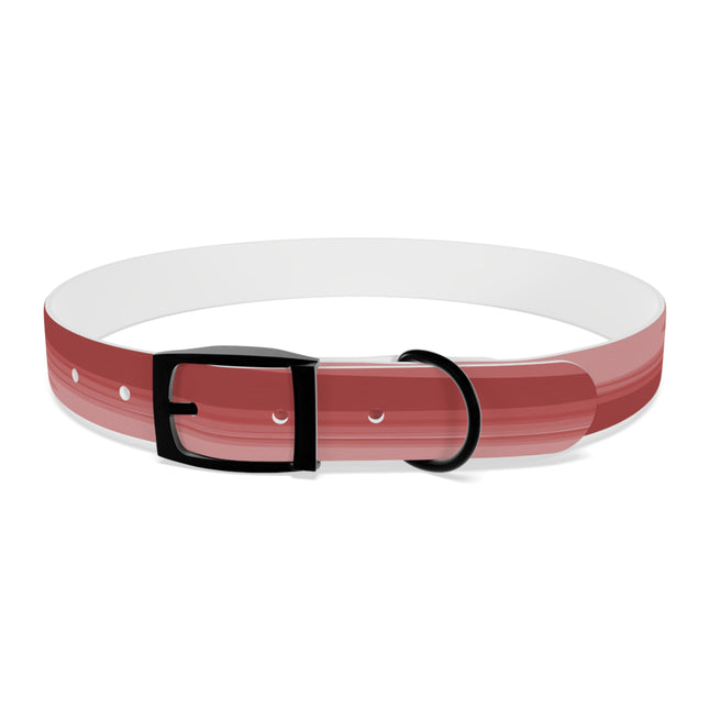 Power Red Wavey Extra Large Dog Collar