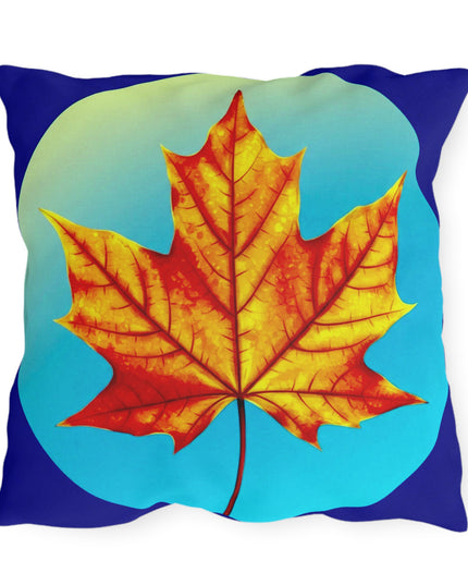 Alpha Maple Leaf 20" x 20" Outdoor Pillow