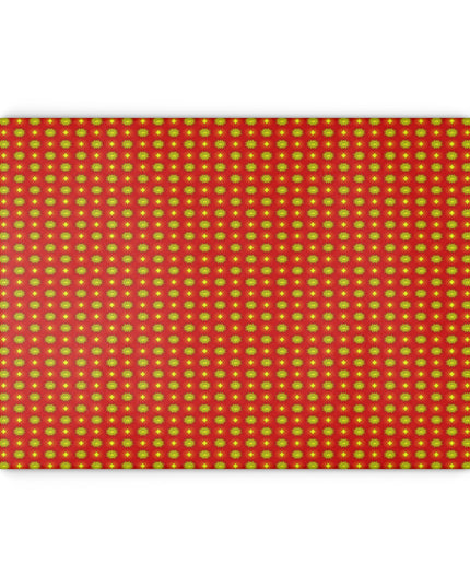 Late Evening Star-crossed Bodies Glass Cutting Board, 11" x 15"