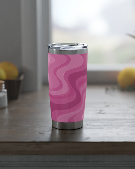 Pinky Mauve Wavey Vagabond 20oz Tumbler