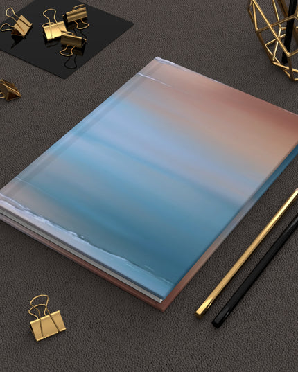 Blue Sea Peach Fog 5.75" x 8" Hardcover Journal Matte with 150 lined pages
