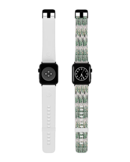 Mini Vintage Green Trees Watch Band for Apple Watch 8x.75/38-40mm/8x.75/42-44mm