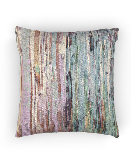 Striped Pastels Woven Pillow, 17" x 18"